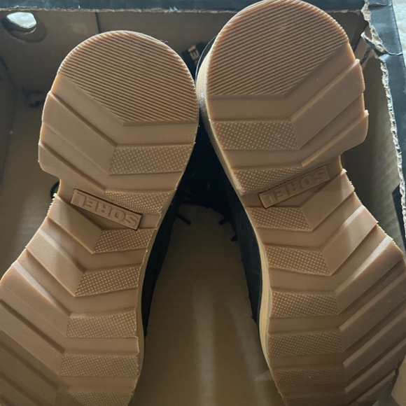 SOREL Leather Hi Line Heel Lace Boot black for women - Picture 3 of 3